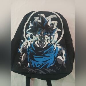 Dynamic Anime Character Backpack - Black and Blue